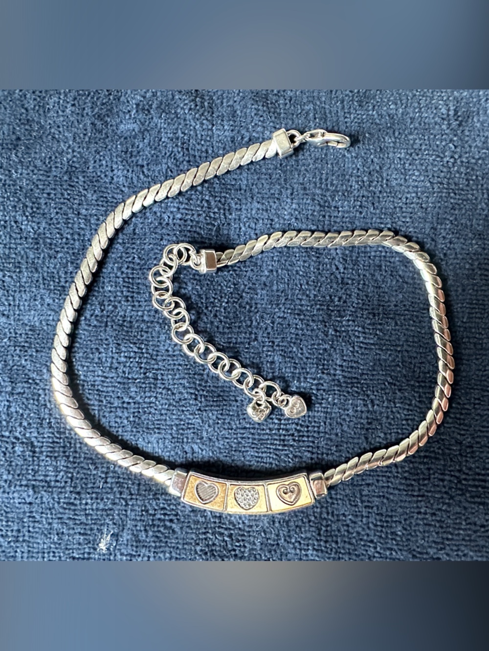 14” Brighton Silver Heart Accent necklace